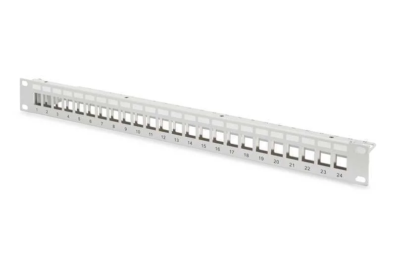 Digitus Patchpanel   1he 24-Port Modular Patchpanel Grau