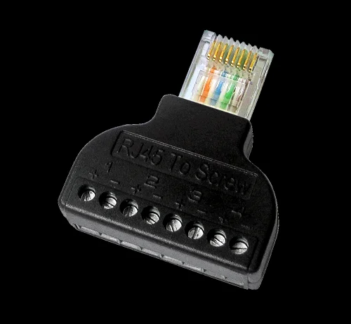 Adaptador de RJ45 a terminal - Conector RJ45 mach.