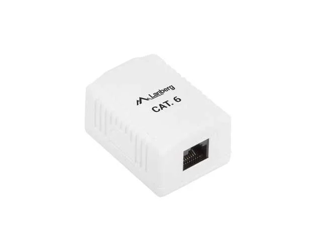 Lanberg Surface Mounting Socket Cat.6 1xrj45 White