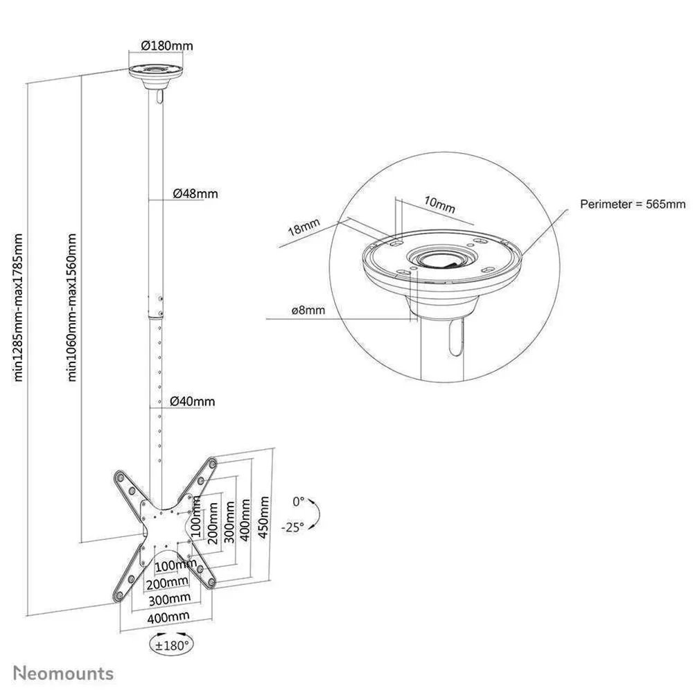 Soporte Pared Monitor-Tv
