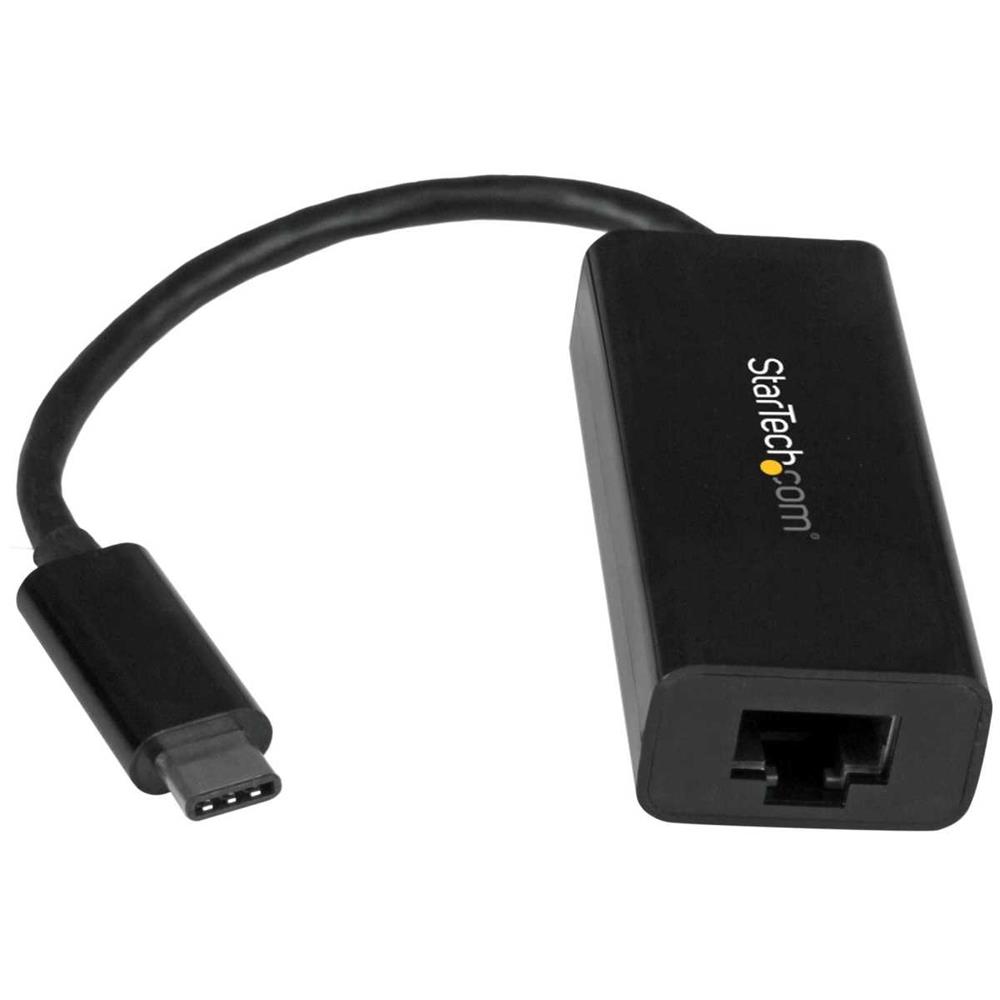 Startech.Com Usb C To Gigabit Ethernet Adapter - Black - Usb 3.1 To Rj45 Lan Network Adapter - Usb T