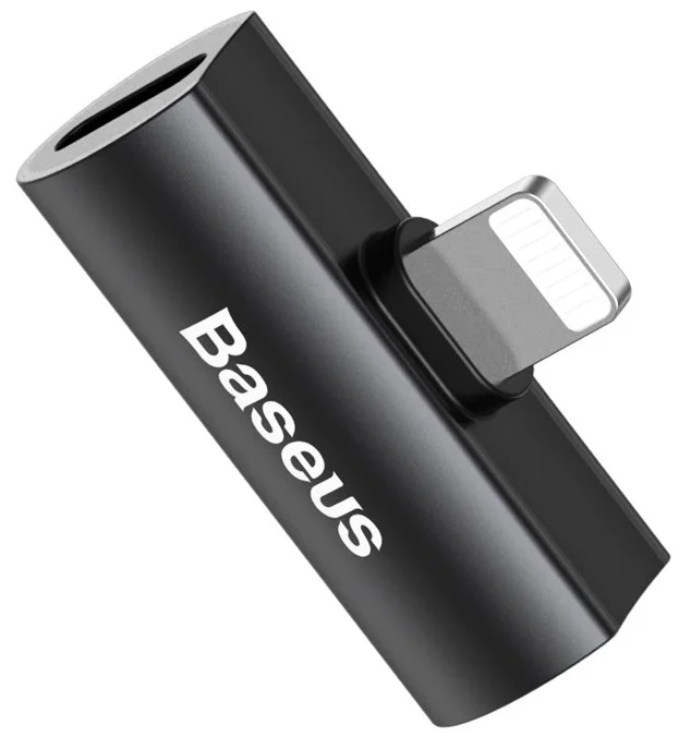 Adaptador Lightning 8-Pin 2x Baseus Preto