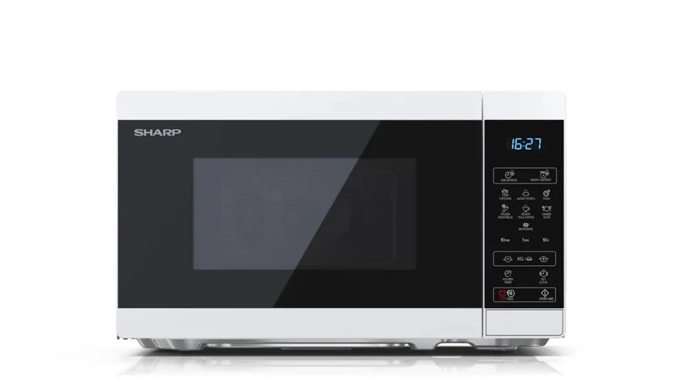 Sharp Yc-Ms02e-W Microwave Countertop Solo Microw.