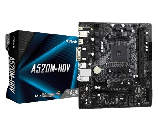 Asrock A520m-Hdv Socket Am4 Micro  Atx