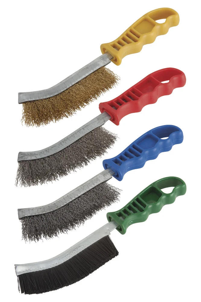 Escova Metalica de Mão, Aço, Cabo de Plastico 2715000 Wolfcraft