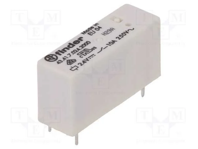 etm rele eletromagnetico spdt ubobina 24vdc 10a 2.