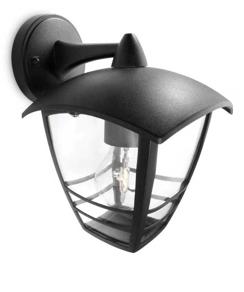 Candeeiro de Parede Creek 60w Preto - Philips
