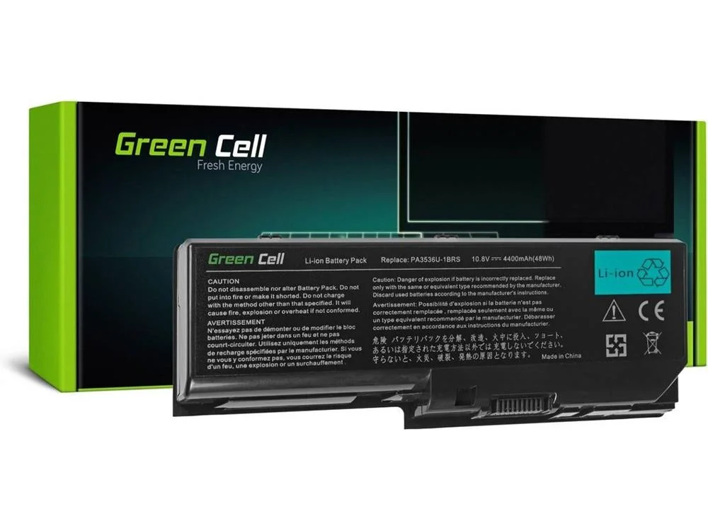 Green Cell Battery For Toshiba Satellite L350 P20.