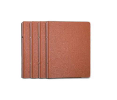 Capa de argolas Natural Gravado em Cartão