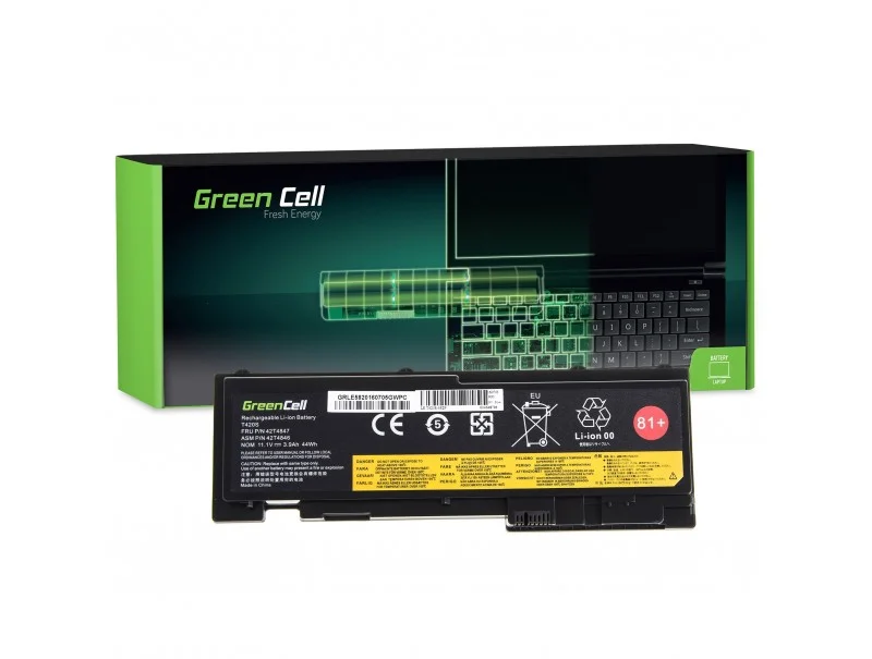 Green Cell Battery 42t4844 42t4845 For Lenovo Thinkpad T420s T420si
