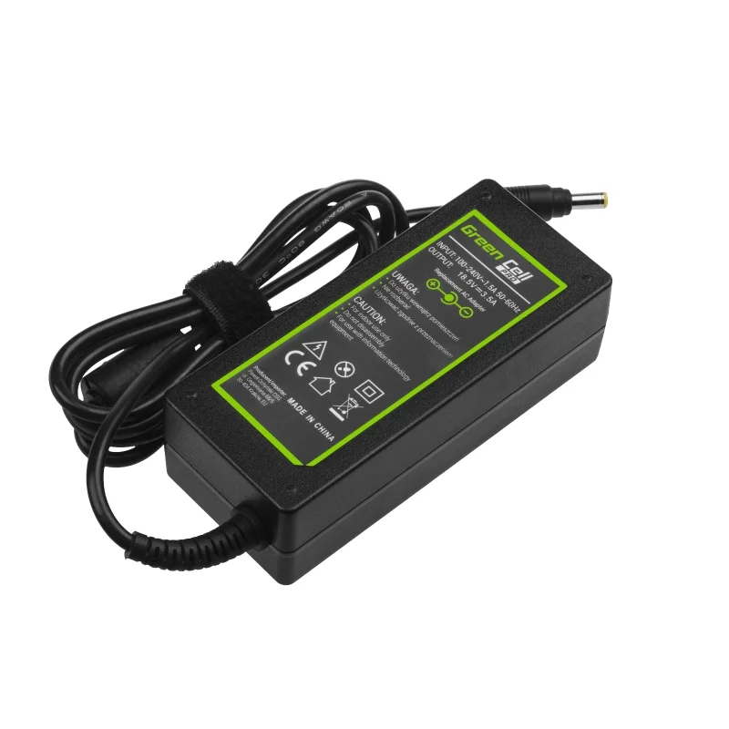 Green Cell Pro Charger / Ac Adapter 18.5v 3.5a 65w For Hp Pavilion Dv2000 Dv6000 Dv8000 Compaq 6730b