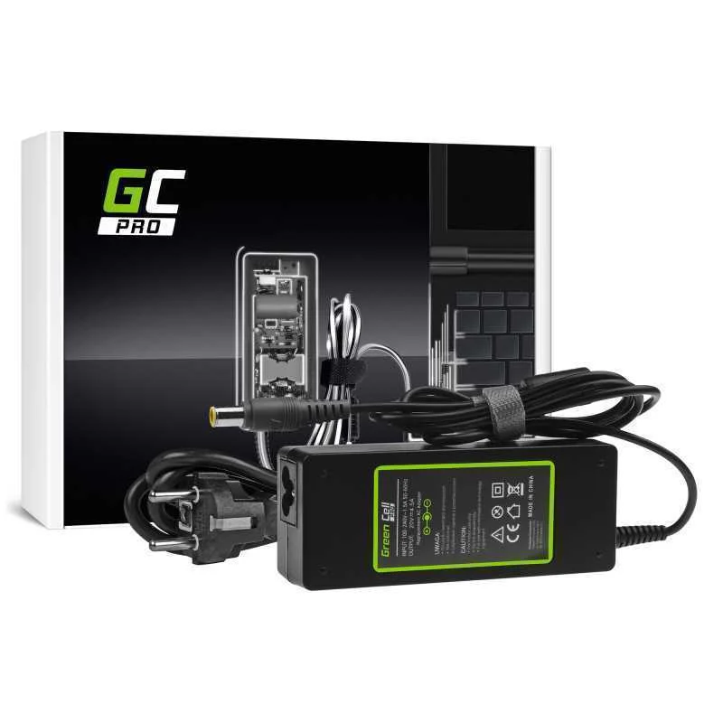 Green Cell Pro Charger / Ac Adapter 20v 4.5a 90w For Lenovo B580 B590 Thinkpad T410 T420 T430 T430s 