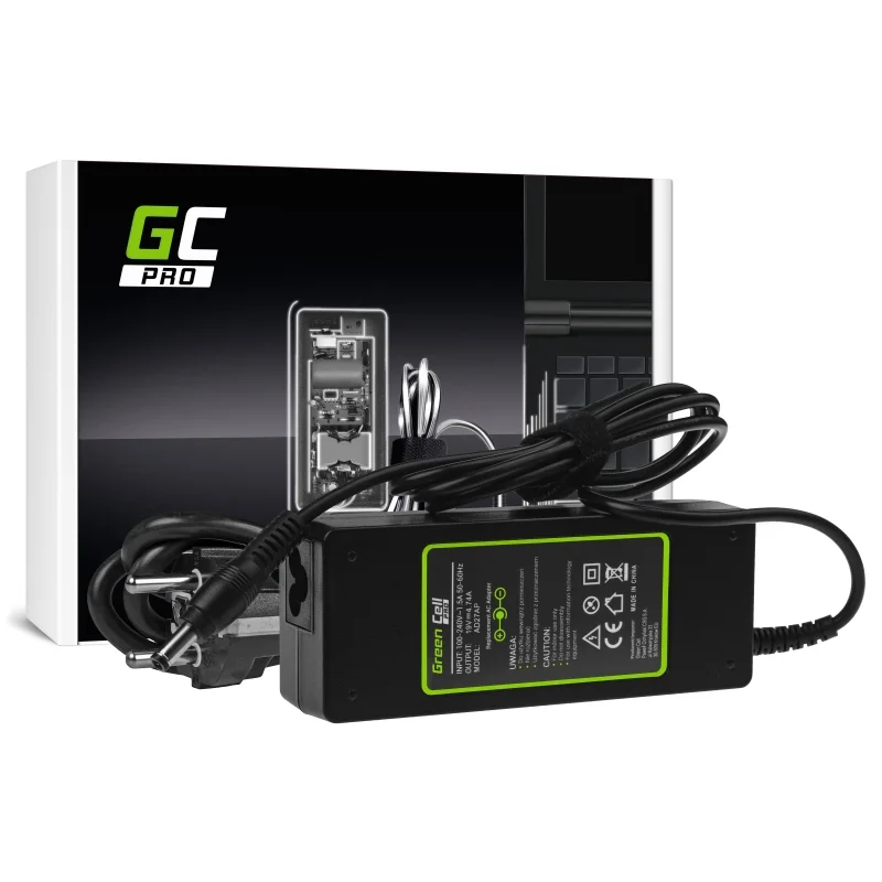 Green Cell Pro Charger / Ac Adapter 19v 4.74a 90w For Asus A52 K50ij K52 K52f K52j K53s K53sv X52 X5