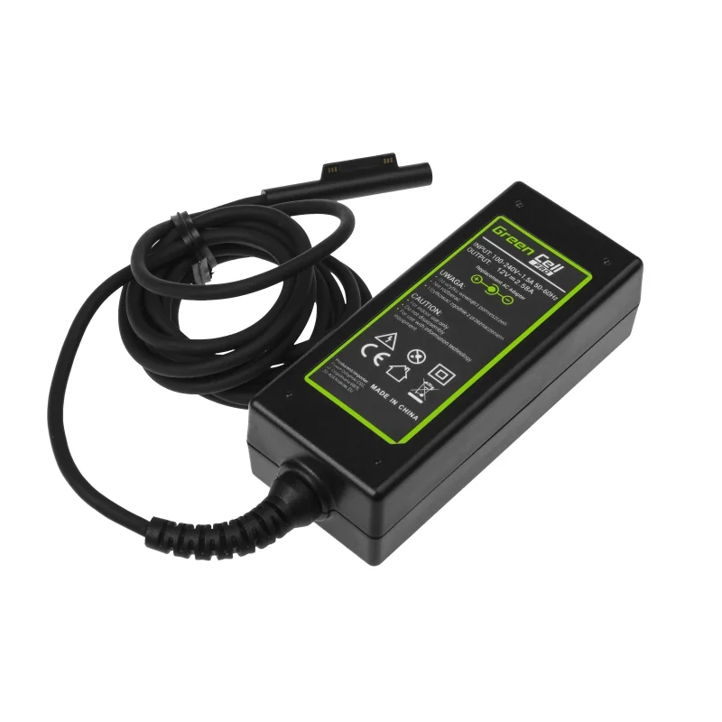 Green Cell Pro Charger / Ac Adapter 12v 2.58a 36w For Microsoft Surface Pro 3 I Pro 4