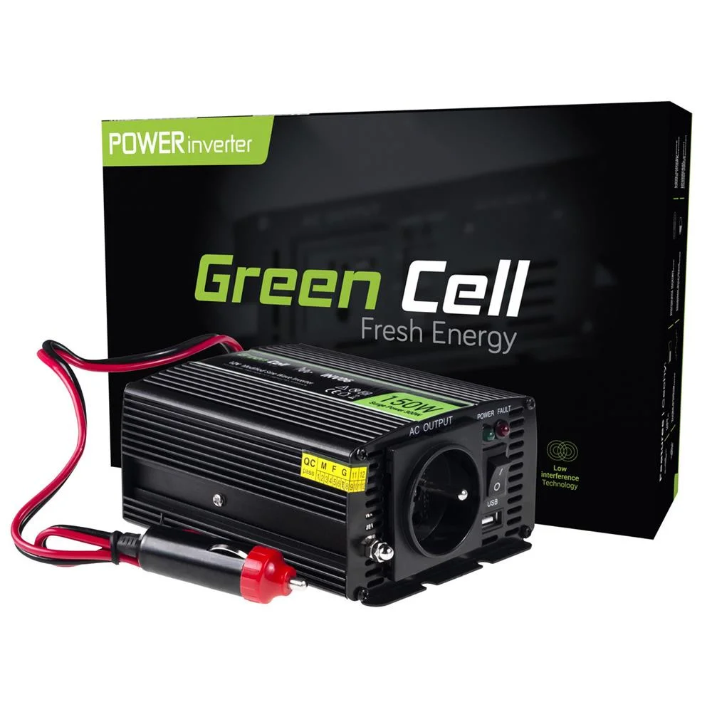 Green Cell  Voltage Car Inverter 12v To 230v, 15.