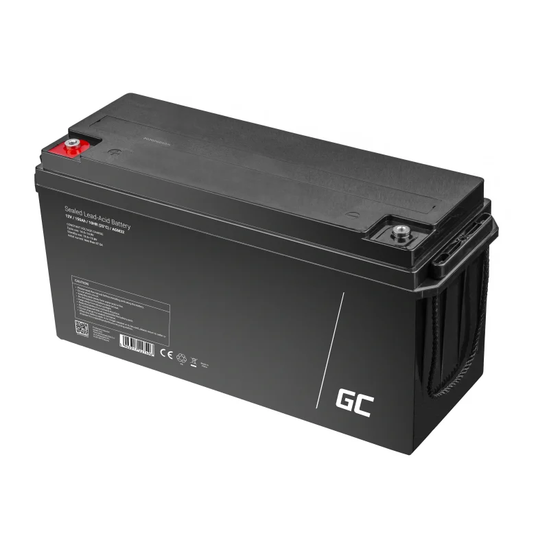 Green Cell Agm Vrla 12v 150ah Maintenance-Free Battery For Camper, Photovoltaics, Solar Panels, Boat