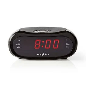 Despertador de Rádio Digital Display LED de 0.6.