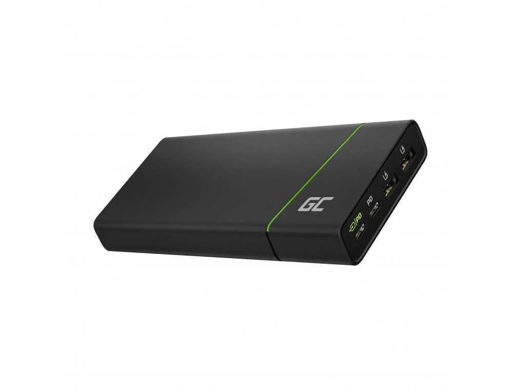 Power Bank Green Cell Gc Powerplay Ultra 26800mah 128w 4-Port For Laptop, Macbook, Ipad, Iphone, Nin
