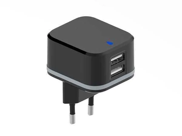 Carregador Compacto com Dupla Saída Usb - 5 V - 3.4 a Máx. (2.4 + 1 A) - 17 W Máx.