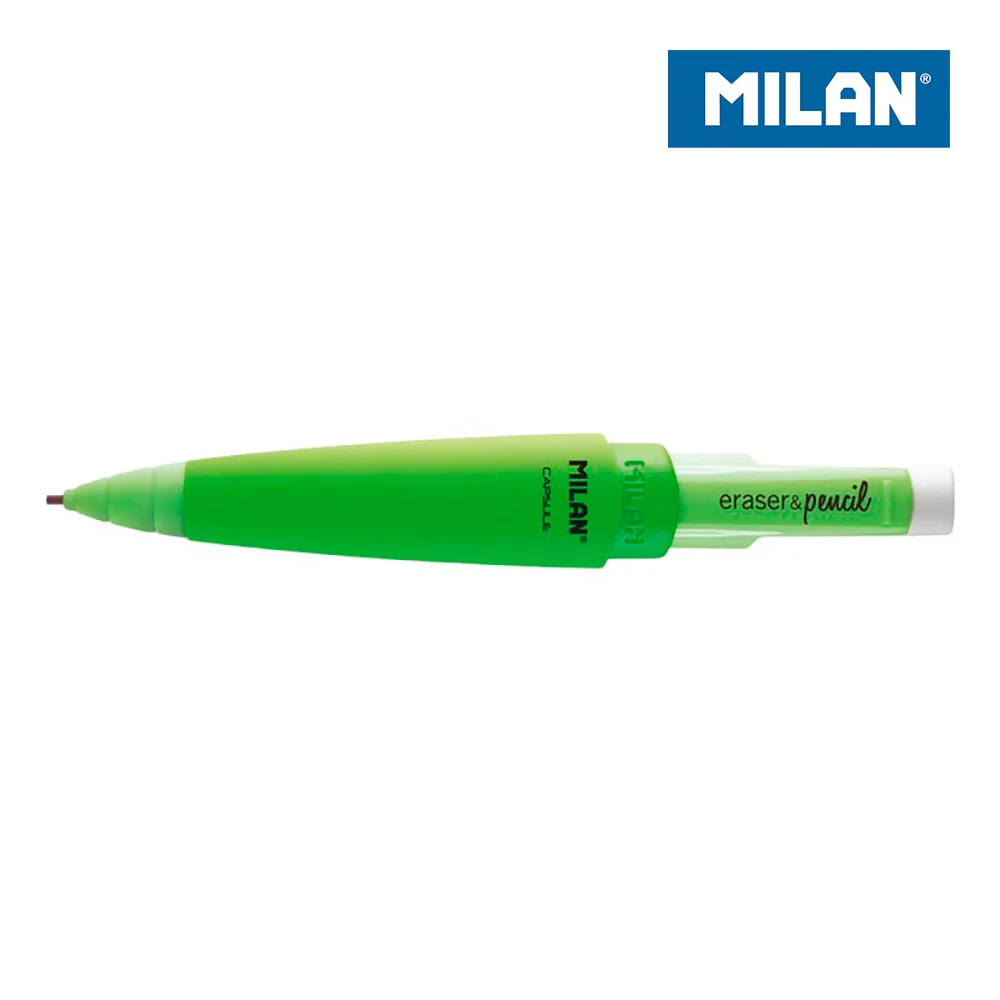 Blíster com Lapiseira Capsule Fluo + 2 Borrachas Milan