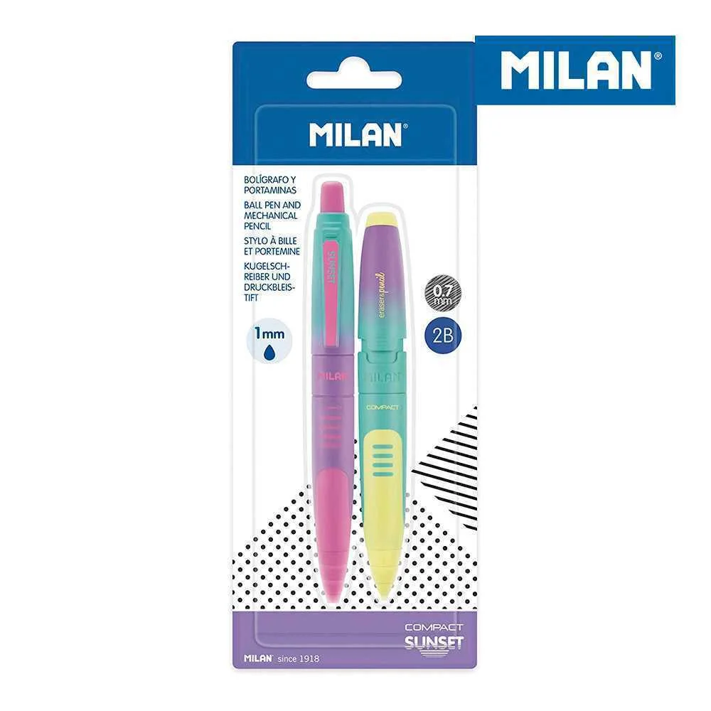 Blister 1 Caneta+ 1 Lapiseira Compact Sunset Milan