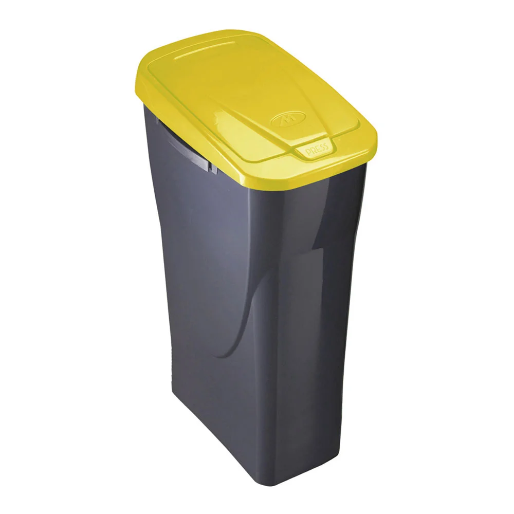 Balde com Tampa 15l Ecobin com Tampa Amarela 42x3.