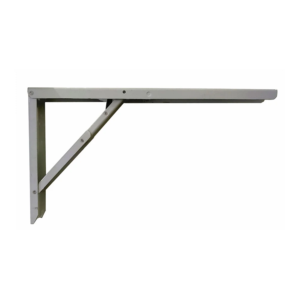 Suporte de Aço Dobrável Abat-Table Prata 30x52cm