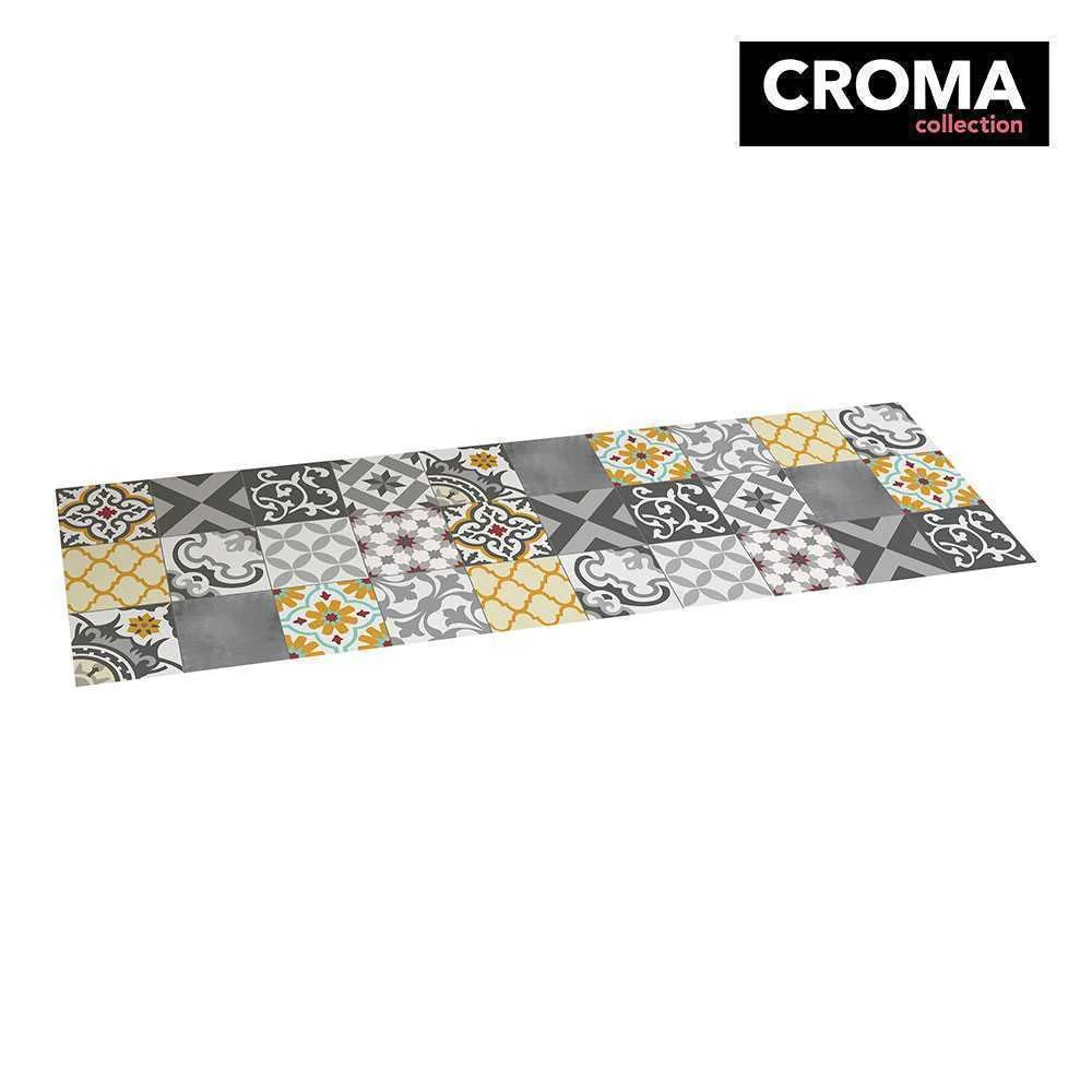Tapete vinilico croma patch cinzento- ambar 60x20.