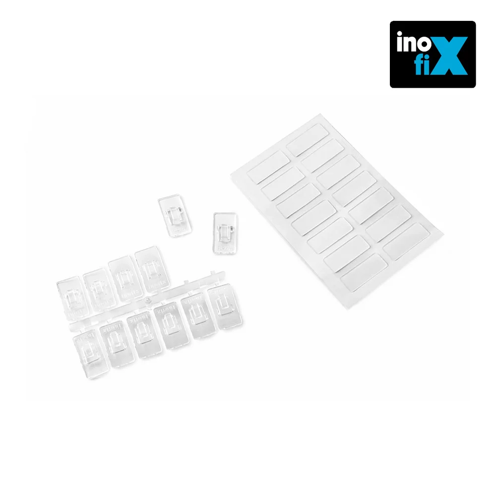 Mini Gancho Adesivo 12unidades. Inofix