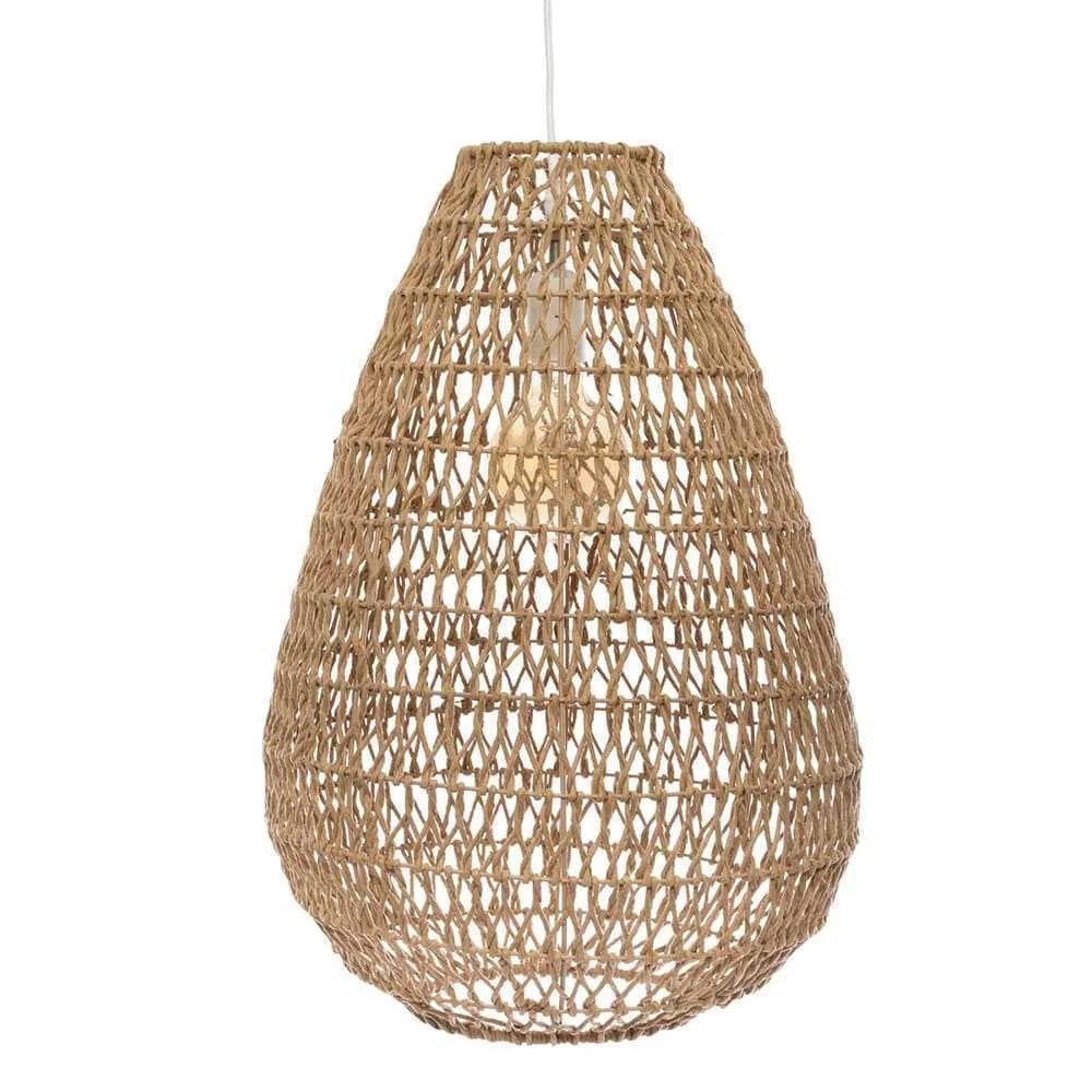Candeeiro de Teto Cor Areia E27 Coleção 'tressé' 55x37,5cm