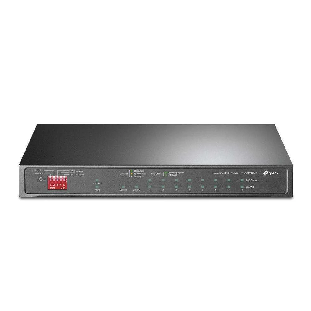 Tp-Link Tplink Switch Tl-Sg1210mp Tlsg1210mp (Tl-Sg1210mp)