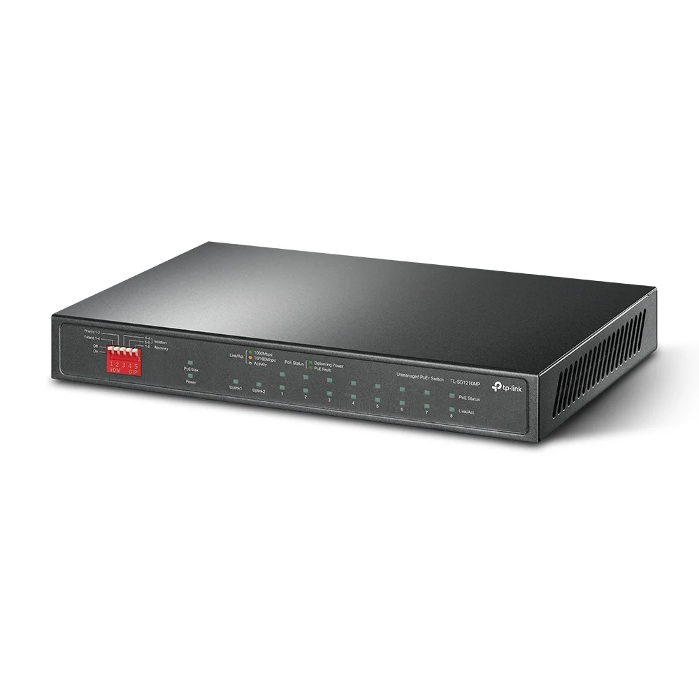 Tp-Link Tplink Switch Tl-Sg1210mp Tlsg1210mp (Tl-Sg1210mp)