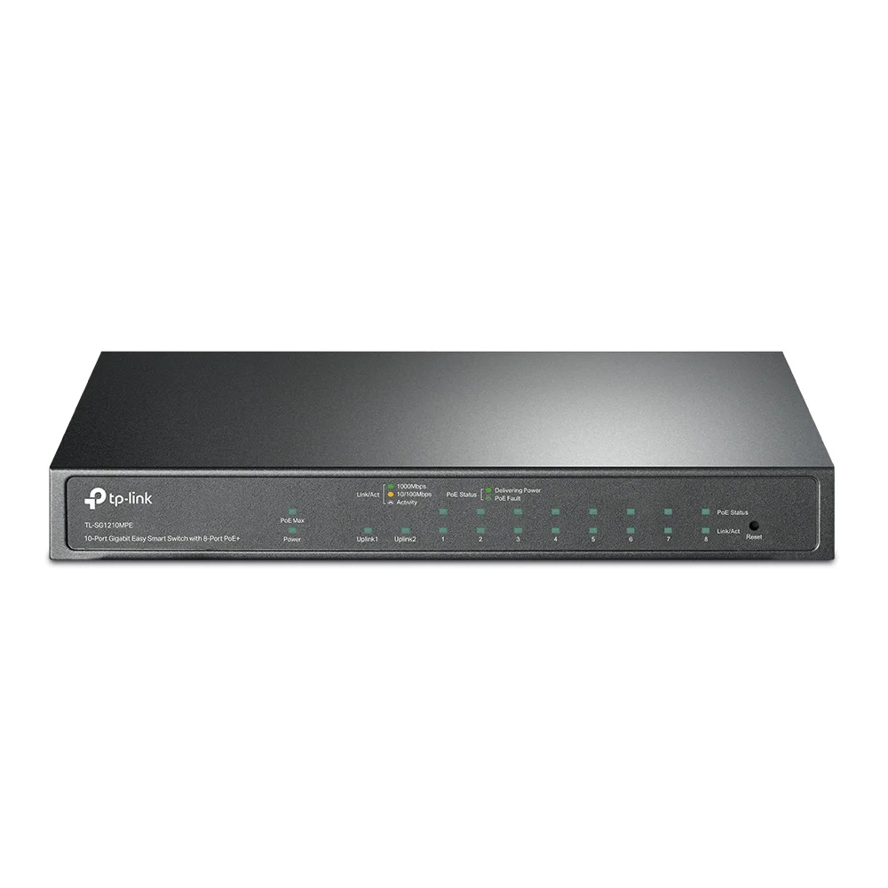 Tp-Link 10-Port Gigabit Easy Smart Switch With 8-.