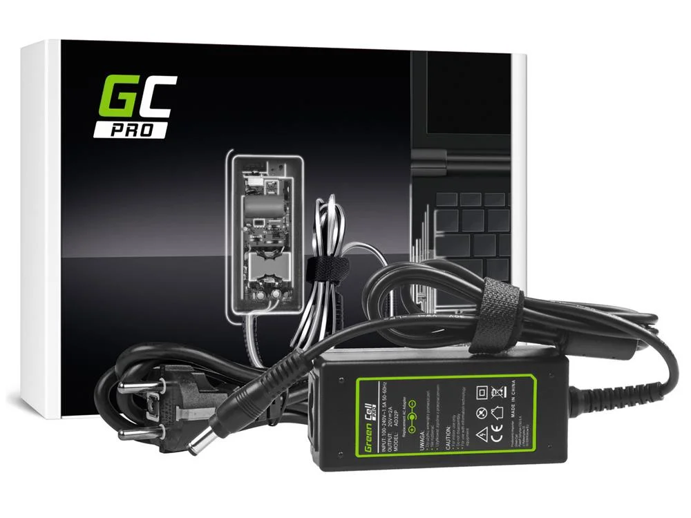 Green Cell Pro Charger / Ac Adapter 20v 2a 40w For Lenovo Ideapad S10 S10-2 S10-3 S10-3s S100 S110 S
