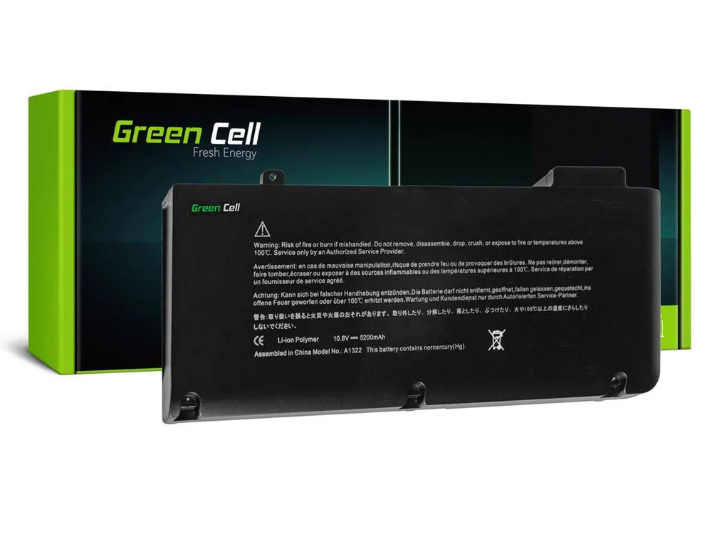 Green Cell Battery For Apple Macbook Pro 13 A1278.
