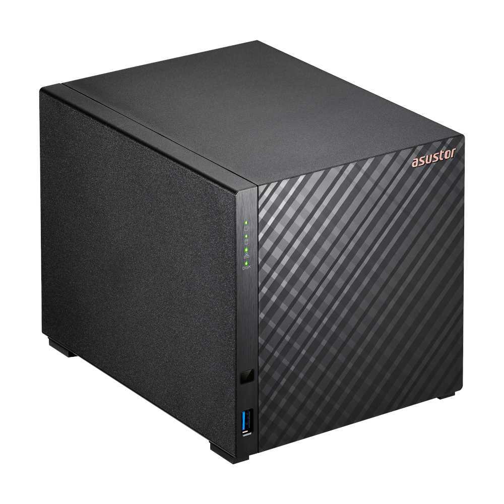 Asustor As1104t para 4 HDD 3.5 Realtek Rtd1296 1,4ghz. 1gb Ddr4, 1x 2,5gb Lan, 2x Usb3