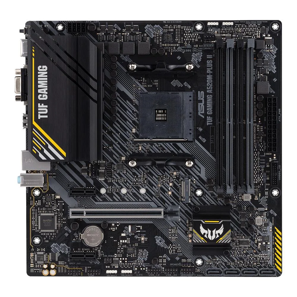 ASUS TUF GAMING A520M-PLUS II AMD A520 SOCKET AM4.