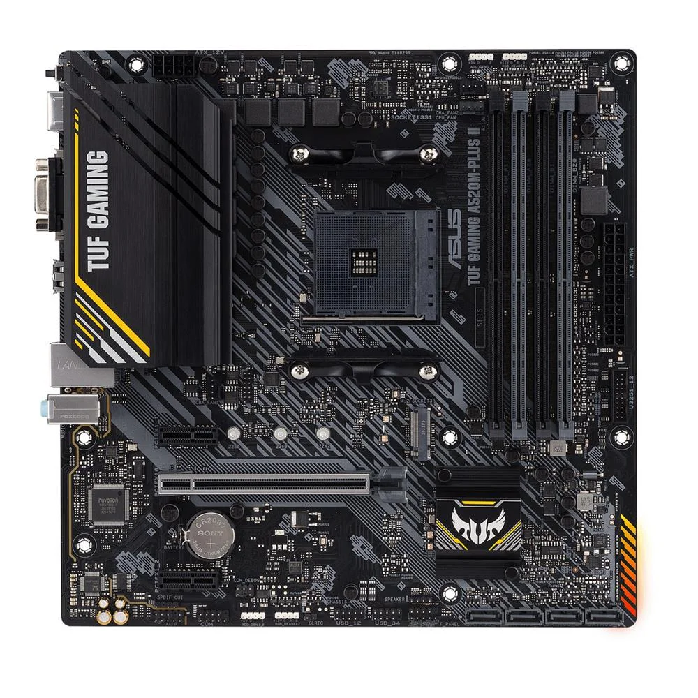 ASUS TUF GAMING A520M-PLUS II AMD A520 SOCKET AM4.