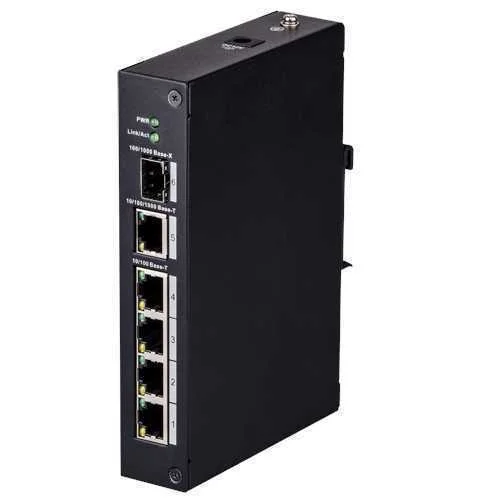 X-Security - Switch de Mesa - 4 Portas Rj45 + 1 Gigabit Combo Port - Velocidade 10/100 Mbps - Plug &