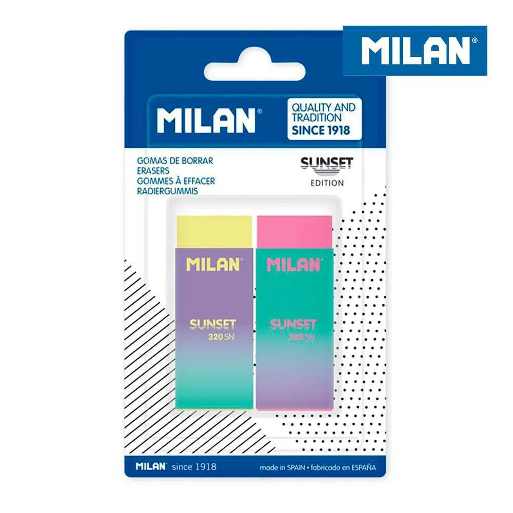 Blister 2 Borracha Nata  320 Edición Sunset Milan
