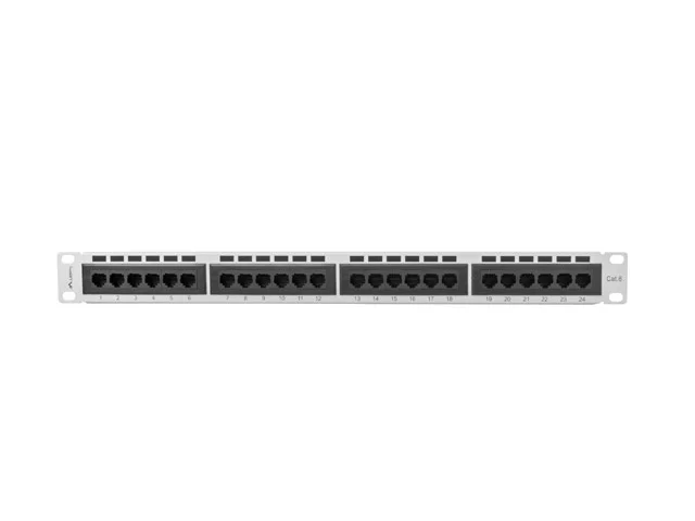 Lanberg Patch Panel 24 Port 1u Cat.6 Utp Gray Ppu.