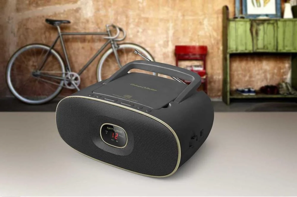 Muse Radio Portatil C/Cd Radio Mw/Fm 230v Preto