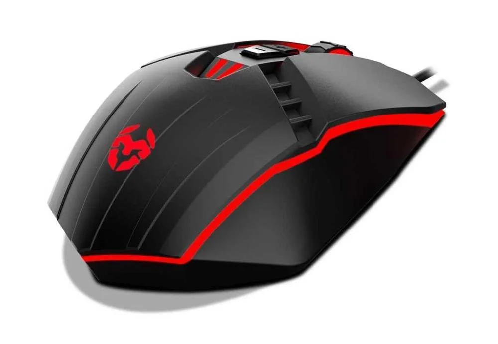 Ratón Krom Kalax Negro 3200 Dpi