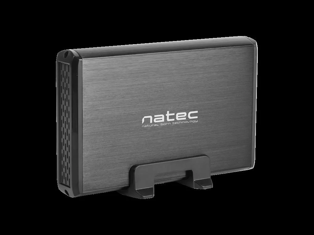 Capa Disco Rigido Natec Rhino 3,5" Usb 3.2 Gen 1 5 Gbps Preto