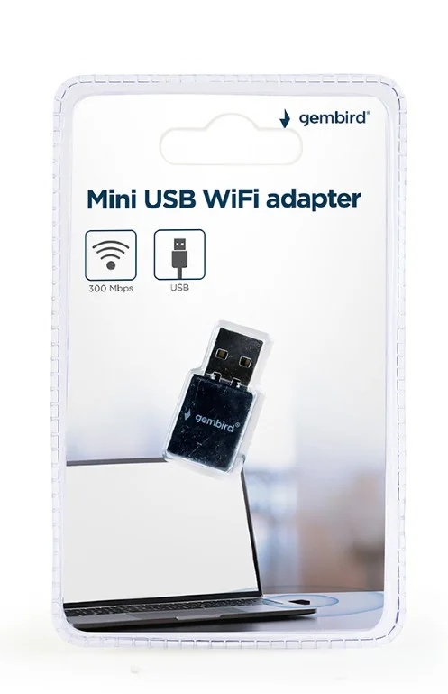 Mini Adaptador Usb Wifi 300mbps - Gembird