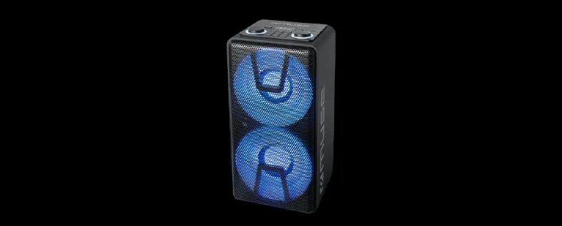 Muse M-1805 Dj, com Fios e Sem Fios, Coluna Portá.