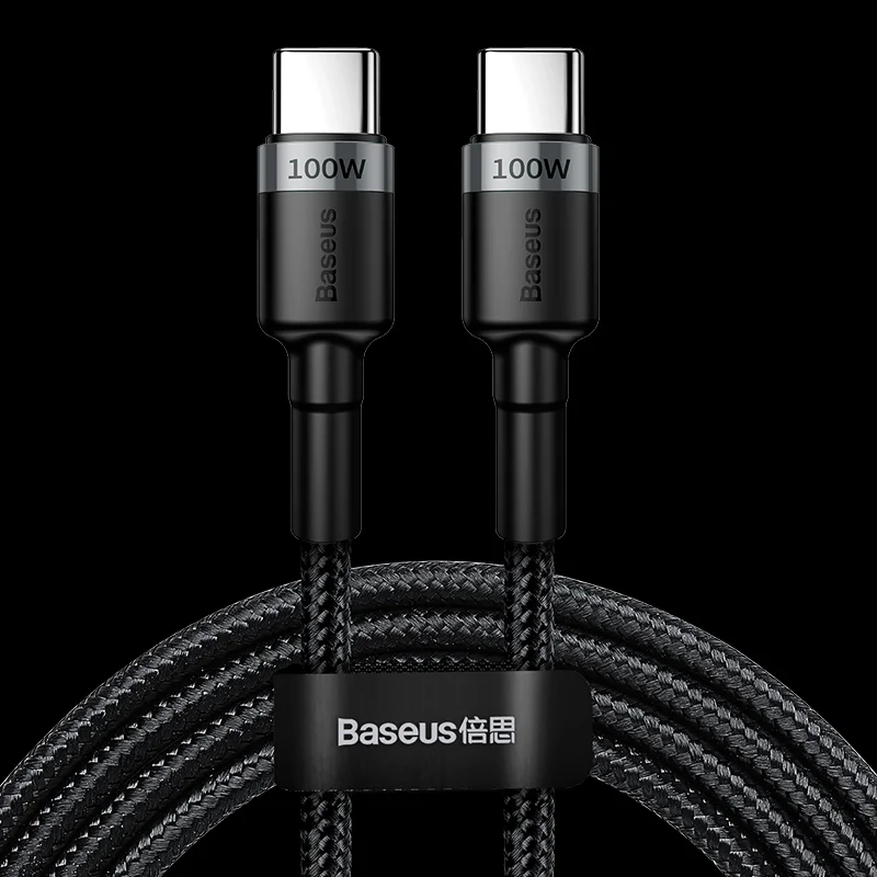 Cabo Usb-C Nylon 5a 2m Baseus Preto