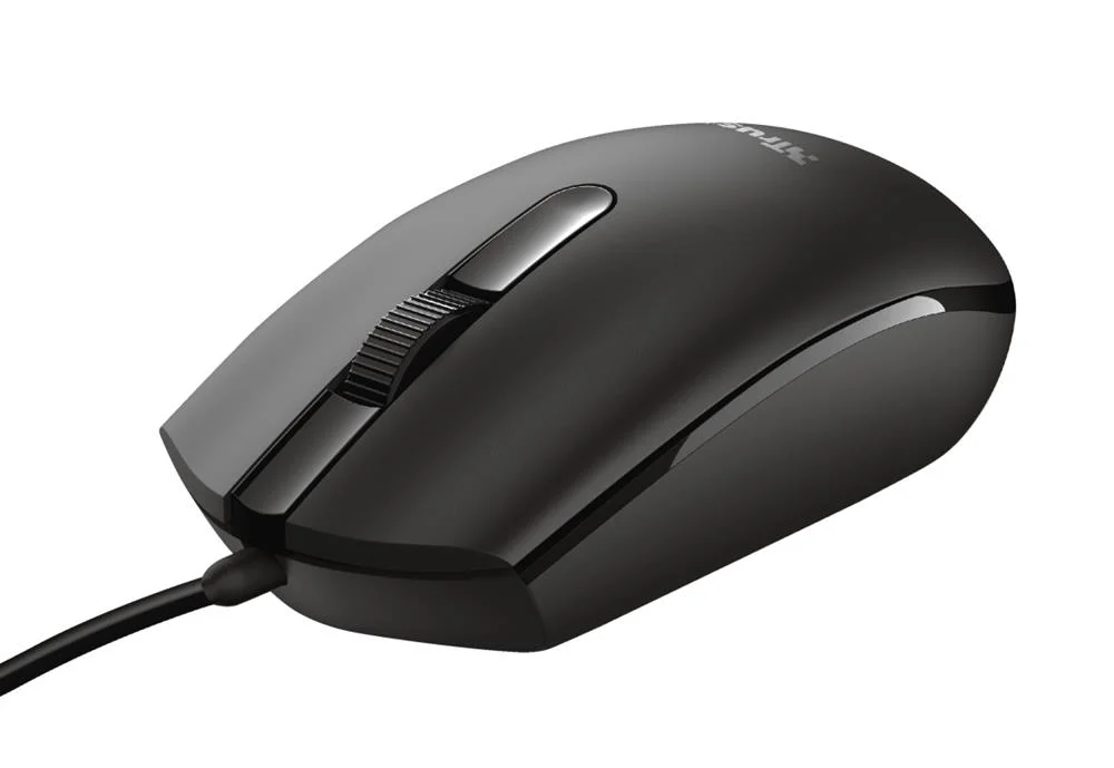 Trust Mouse Basi 1200dpi Black #Kamikaze#