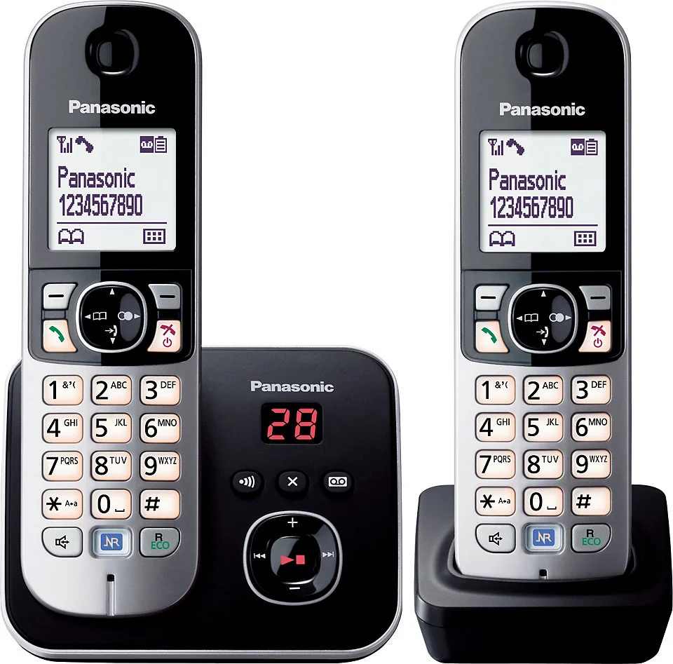 Panasonic Kx-Tg6822gb, Teléfono Dect, 120 Entrada.