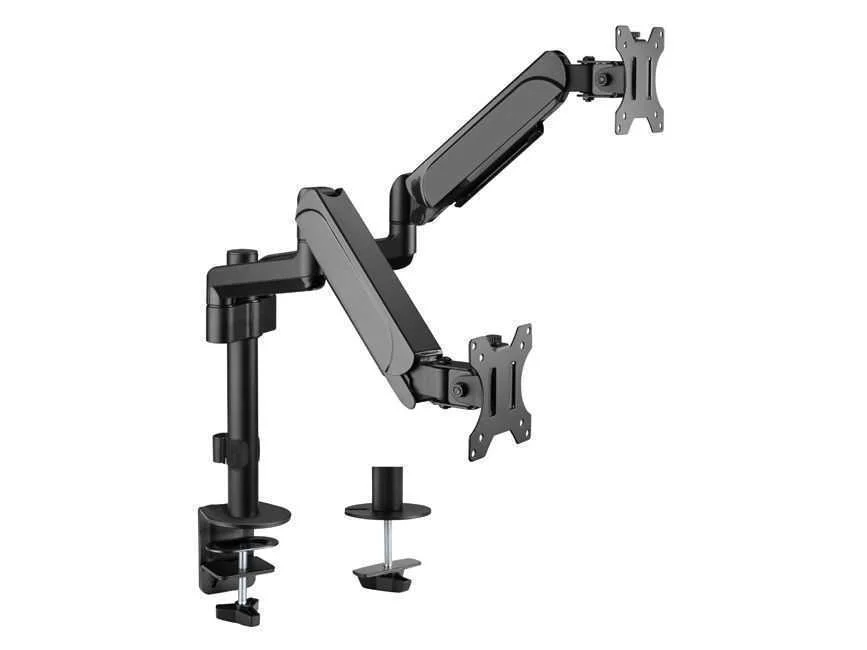 Equip Tischhalterung 17"-32"/ 2tft Je 9kg 360° Gasfeder   Sw